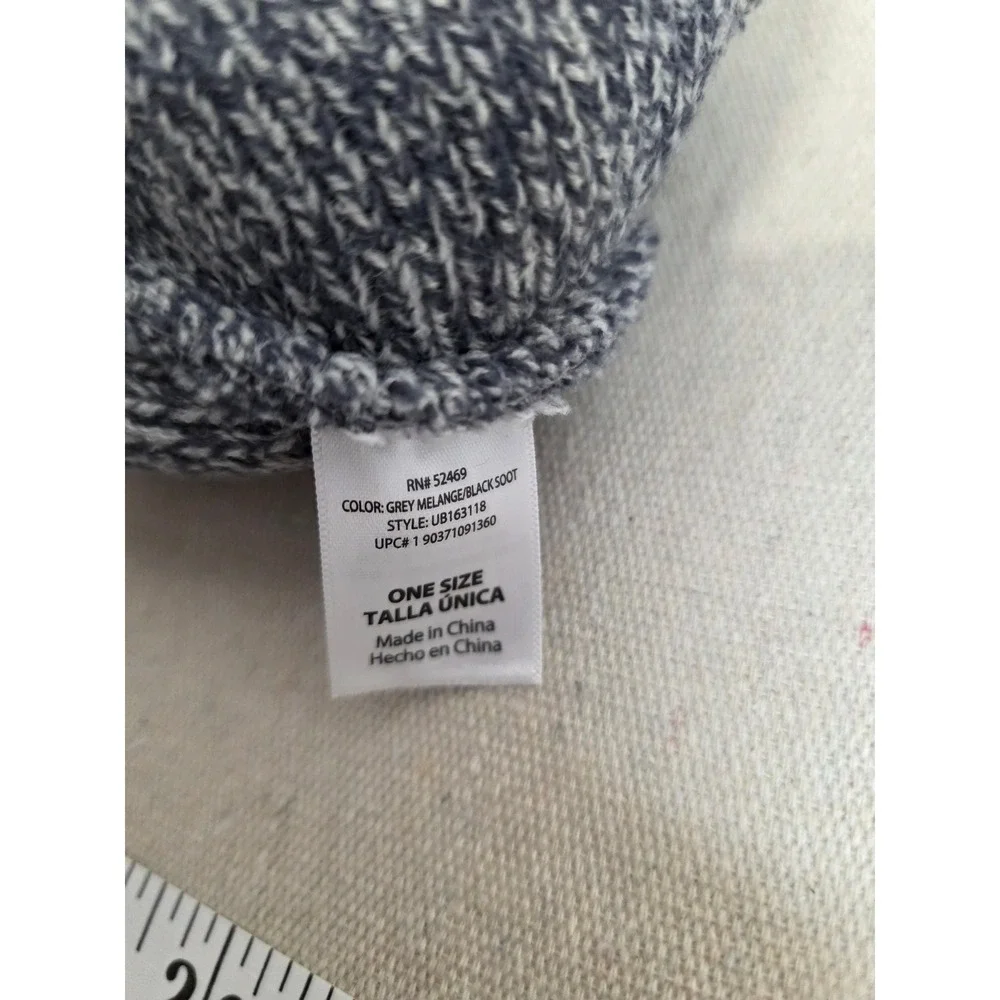 Besties Marled Grey Melange Knit Pom Pom Beanie Hat UB163118 One‎ Size